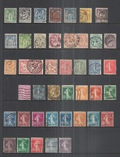 FRANCE     VARIOUS USED ISSUES     1876 - 1937 picture