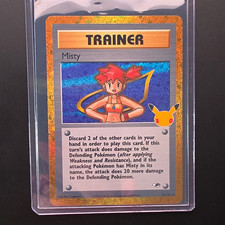 30th CELEB Nintendo Misty Gym Heroes Unlimited Holo Rare Trainer 18/132 EN 2026 picture