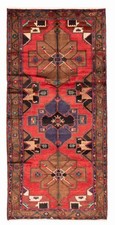 Vintage Traditional Hand-Knotted Area Rug 5'1