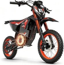 QRONGE Electric Dirt Bike 4500W Peak Electric Motorcycle 60V 28.8AH 50MPH X1-M picture