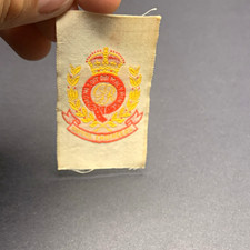 Antique Vintage Royal Engineers Logo Cloth Sew-On Patch for Coat/Jacket & Crafts picture