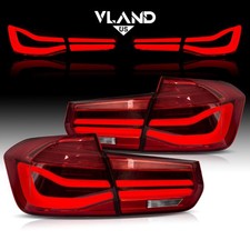 For BMW 3-Series M3 F30 F35 F80 LCI 2012-2018 LED Tail Lights Red Sequential L+R picture