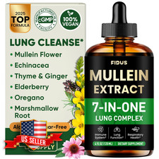 Mullein Lung Support Drops Alcohol Free 120 Servings picture