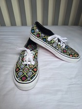 VANS Off The Wall Dia de Los Muertos Low Top Sneakers Men Size 6.5 Women Size 8 picture