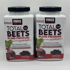 2 PACK Force Factor Total Beets Healthy Energy + Antioxidants 60 Soft Chews NEW picture