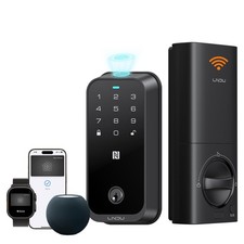 LNDU Smart Door Lock WiFi Fingerprint Deadbolt Keypad Apple HomeKit APP Keyless picture