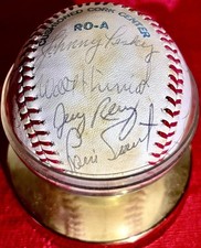 1978 Boston Red Sox Team signed ROMLB Auto Baseball Dwight Evans Jerry Remy +22 picture
