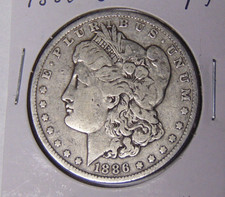 1886-O Morgan Silver Dollar F+ New Orleans Mint Dollar (72724) picture