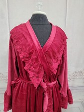 Victorian Trading Christine Daae Gown Phantom Opera Red Ruffled Robe 1X/2X picture