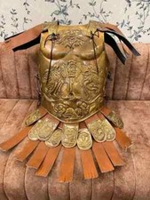 Medieval 18 Guage Brass Big Eagle Armor Roman Cuirass Reenactment Breastplate picture