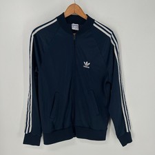 Vintage Adidas Jacket Mens Medium Blue ATP Keyrolan Trefoil Track picture