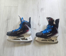 Bauer Vapor Fly40 Ice Hockey Skates Size 6.5 Black/White/Red/Blue Lace picture