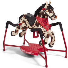 Radio Flyer Freckles Plush Interactive Riding Horse, Ride-on for Kids 2-6 Years, picture