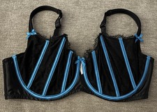 Cacique Unlined Boned Underwire Bra 42DDD picture