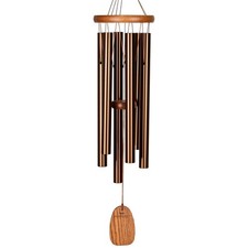 Woodstock Wind Chimes Amazing Grace Chime Medium 24'' Bronze Wind Chime Inspi... picture