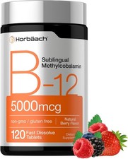 B12 Sublingual Methylcobalamin | 5000mcg | 120 Dissolvable Tablets | .. picture
