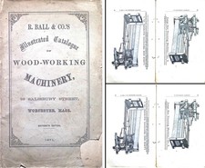 Orig. R. Hall & Co. 1871 Catalogue of Wood Working Machinery - mjdtoolparts picture