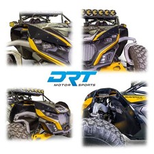 DRT CAN AM MAVERICK R X / XRS / MAX 24+ ABS Extended Front Fender Kit Flares picture