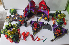 Vintage Mighty Max Playset Figure Lot Bluebird includes Skull Mountain picture