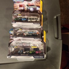 Lot of 3 Micro Machines Series 2, Race Team #03 and Micro City #06, Garage Icons picture