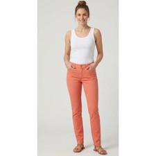 New Cato Orange Slim Pants Women's Size 4 picture