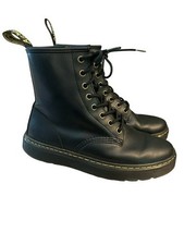 Dr. Doc Martens Zavala Airwalk Lace Up Black Leather Boots AW004 - 7 picture