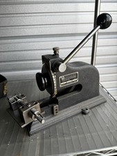 Altered Vintage Geo T. Schmidt Marking Machinery Nameplate Press Tool Model # 4 picture