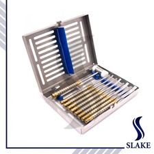 9 Pcs Dental Chisels Straight-Curved Surgical Ridge Bone Splitting Extraction picture