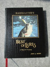 Bassmaster's Best of Lures John A Hasch 1989 Hardcover Bass Fishing BASS Book picture