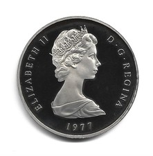 World Coins - Turks And Caicos 1 Crown 1977 Coin KM# 5 PROOF picture