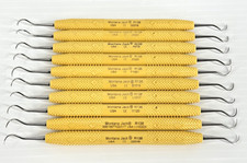 Lot of 10) Montana Jack R138 Dental Sickle Scalers Resin Handles picture