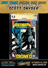BATMAN OF TWO WORLDS #1 CGC SS 9.8 SIGNED BY SCOTT SNYDER NYCC PRESALE picture