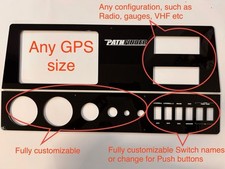 100% Customizable Pathfinder Boat Switch electrical Panel Set. READ DESCRIPTION picture