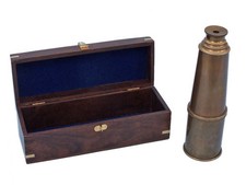 Deluxe Class Antique Brass Admiral's Spyglass Telescope 27