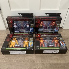 FULL SET OF 4 Jazwares Five Nights At Freddys Endo Series Wave 1 Foxy Chica picture