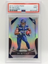 2019 Panini Prizm DK Metcalf #343 Silver Prizm Rookie RC PSA 9 Seahawks NFL picture