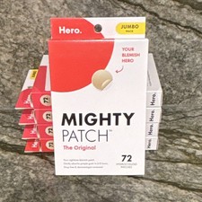 X5 Hero. Mighty Patch The Original Jumbo Pack 72 Sterile Acne Patches EXP 2027 picture