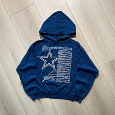 Vintage 1995 Dallas Cowboys NFL Hoodie Sweatshirt Medium Made in USA (10/12) picture