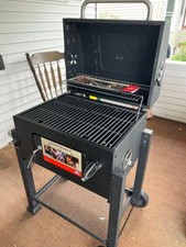 24-Inch Charcoal Grill BBQ Barbecue Smoker Heavy Duty Outdoor Pit Patio Cooker picture