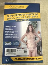 NEW ChongErfei 3 in 1 Postpartum Support Recovery Belly & Hip Wrap Black-07 picture