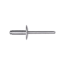 25 Pcs Pan-L Rivets Large Flange 5/8 Diameter 3/16 Grip 1/4-3/8 Large Dome picture