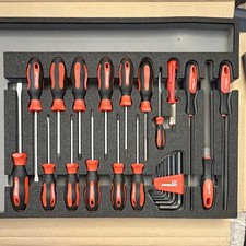 Carolus by GEDORE EA2080 20pc Hand Tool Set Metric Chrome Red/Black Box MPN picture