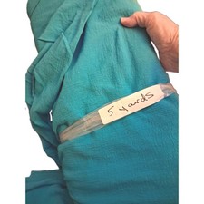 Turquoise Solid Cotton Fabric 5 Yards OEKO-TEX Standard 100 WND-1532 picture