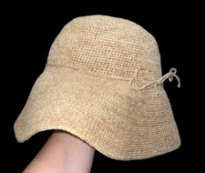 J. McLaughlin Straw Sun Hat in Natural OS picture