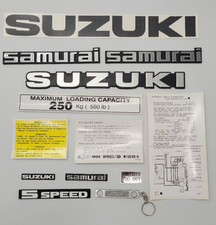 sticker set fits suzuki samurai picture