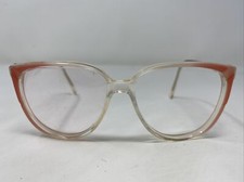 WR USA CT 19 BR 58-15-140 Brown/Pink Fade Plastic Full Rim Eyeglasses Frame YO06 picture