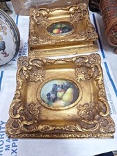 Pair Of Italian Framed Art picture