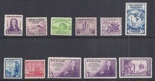 US 1933-1934 Commemorative Year Set / Lot of 11 - MNH Fresh picture