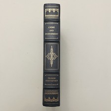 Franklin Library 1/4 Leather - Crime and Punishment - Dostoevsky - VG picture