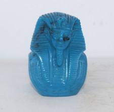 RARE ANCIENT EGYPTIAN ANTIQUE king Tutankhamun Tut Head Statue Egypt History BS picture